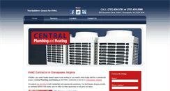 Desktop Screenshot of centralplumbingandheatinginc.com